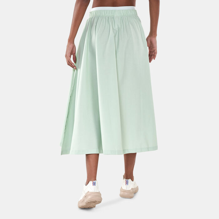Reebok Women's Classics Long Skirt Green image number 1