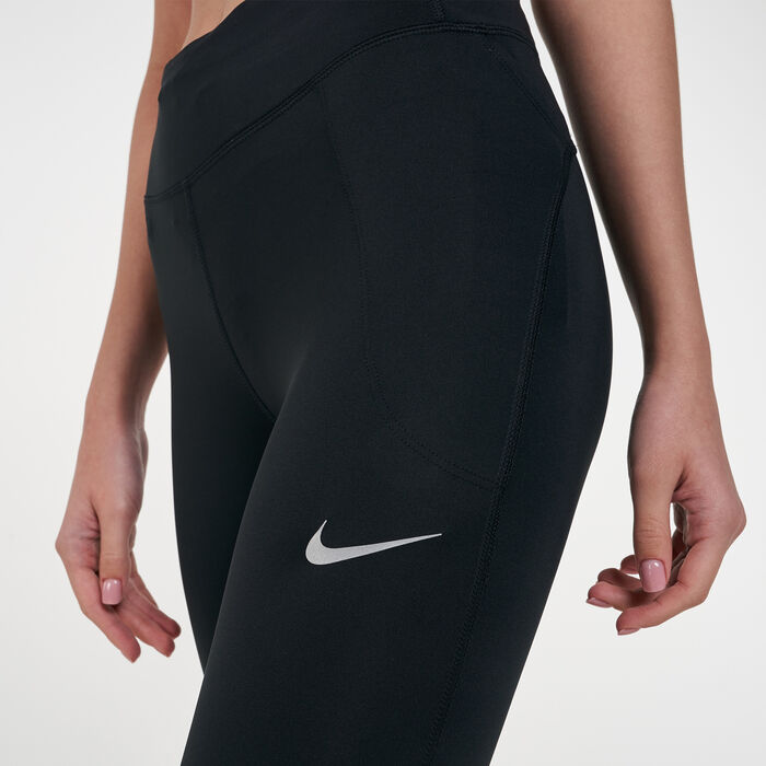 Nike Women's Fast Cropped Leggings Black in Dubai, UAE | SSS