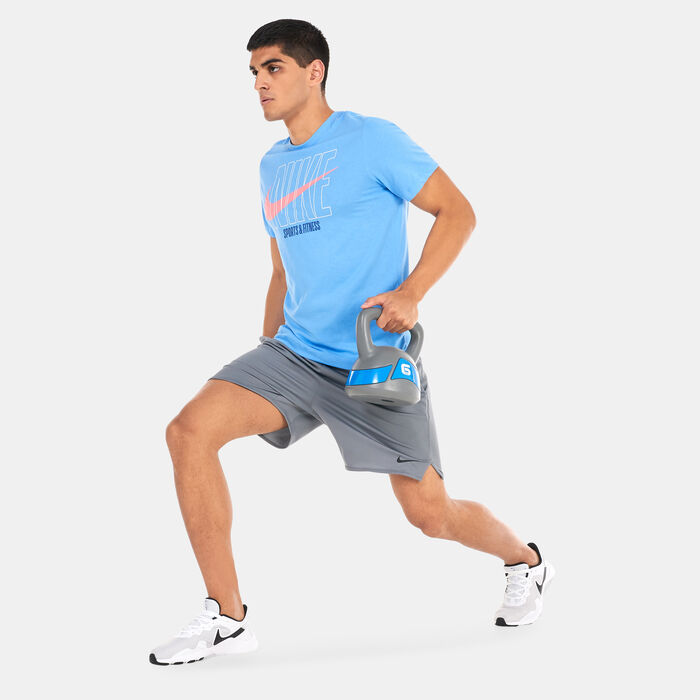 Nike Men's Dri-FIT HBR T-Shirt Blue image number 2