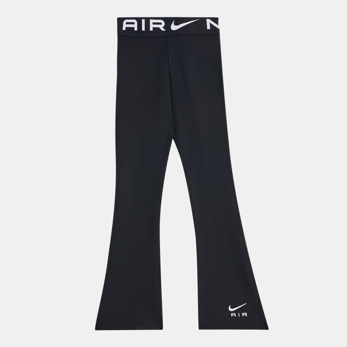 Nike Kids' Sportswear Air Essentials High-Rise Flared Leggings Black image number 0