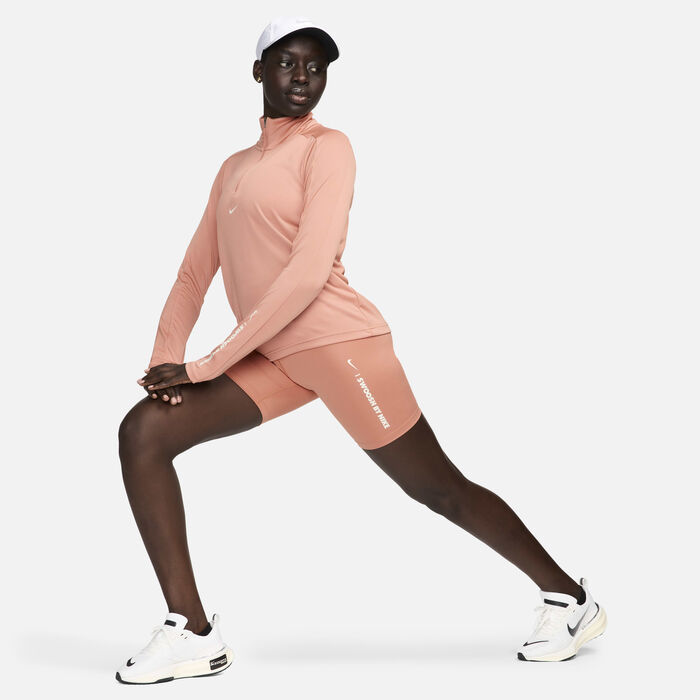 Nike Women's Pacer Dri-FIT Sweatshirt Peach image number 5