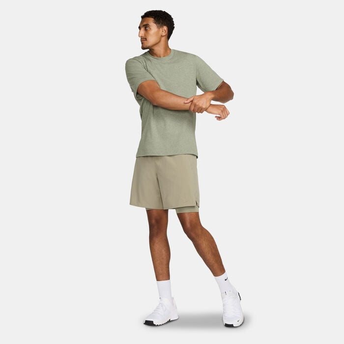 Nike Men's Primary Dri-FIT Training T-Shirt Green image number 2