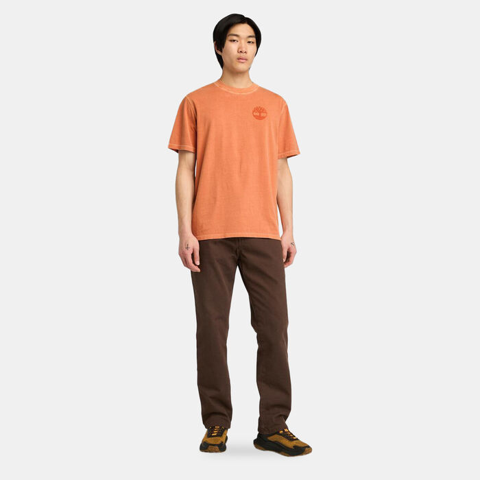 Timberland Men's Merrymack River Graphic T-Shirt Orange image number 2