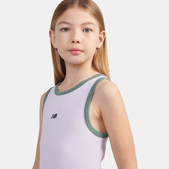 New Balance Kids' Premium Rib Tank Top Purple image number 3