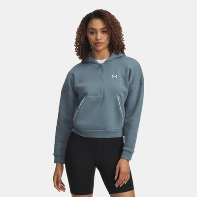 Under Armour Women's Rival Piped Hoodie Blue