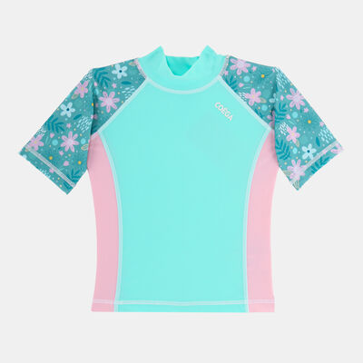 COEGA Kids' Swimming Rashguard Green