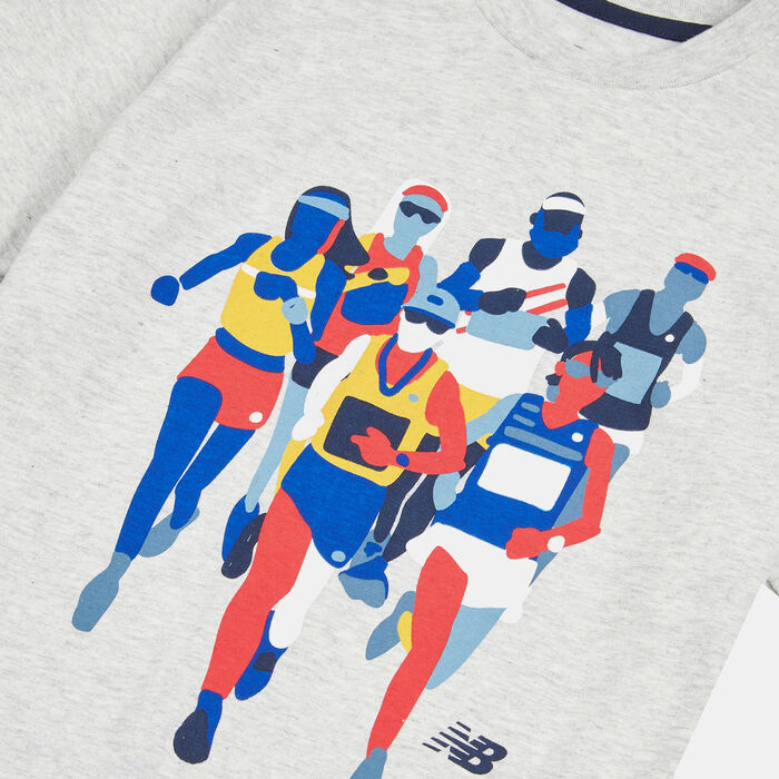 New Balance Kids' Graphic T-Shirt Grey image number 2