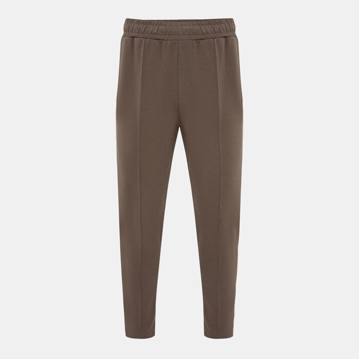 The Giving Movement Men's Striped Tapered Joggers Brown image number 0