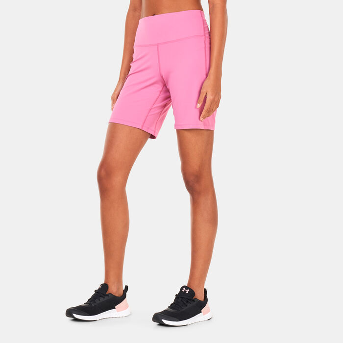 Under Armour Women's Meridian Bike Shorts Pink image number 0