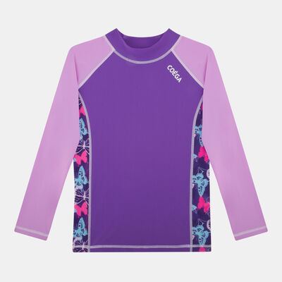COEGA Kids' Swimming Rashguard Purple