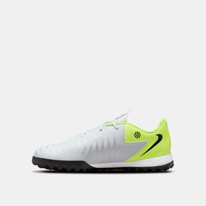 Nike Kids' Phantom GX 2 Academy Turf Ground Football Shoes (Younger Kids) Grey image number 2