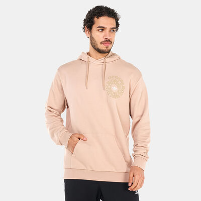 adidas Originals Men's Graphic Ozworld Hoodie Beige