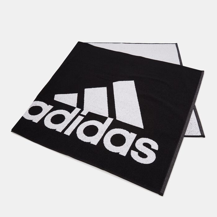 adidas Logo Large Towel Black image number 1