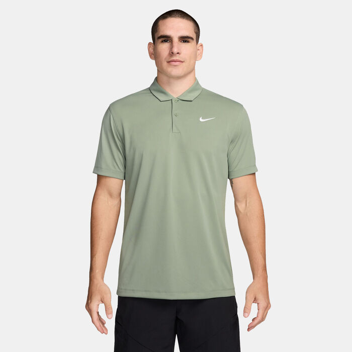 Nike Men's Court Dri-FIT Tennis Polo Shirt Green image number 0