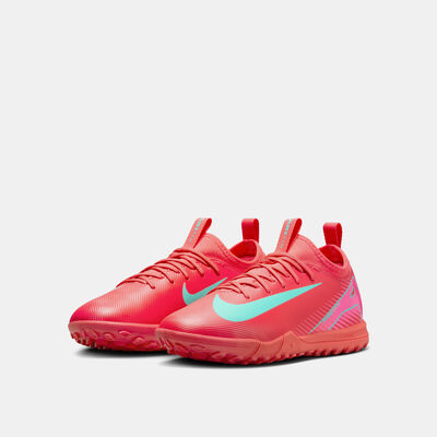 Nike Kids' Mercurial Vapor 16 Academy Turf Ground Football Shoes Red
