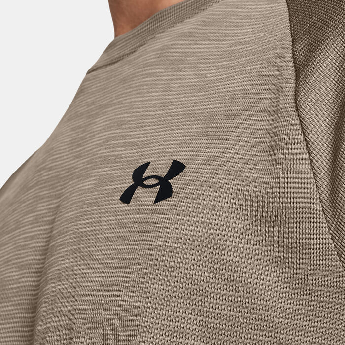 Under Armour Men's UA Tech Textured T-Shirt Brown image number 2