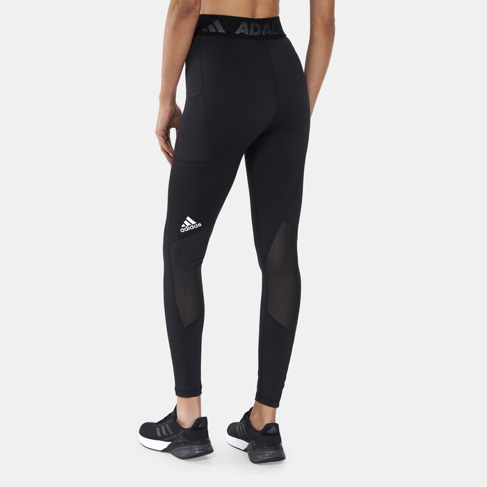 adidas Women's Techfit Badge Of Sport Leggings Black image number 1