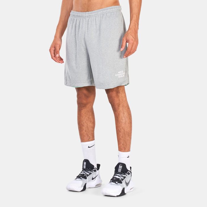 Nike Men's Dri-FIT Standard Issue Reversible Basketball Shorts Green image number 3