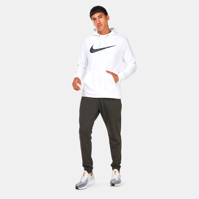 Buy Nike Men's Dry Graphic Dri-FIT Fitness Pullover Hoodie White in ...