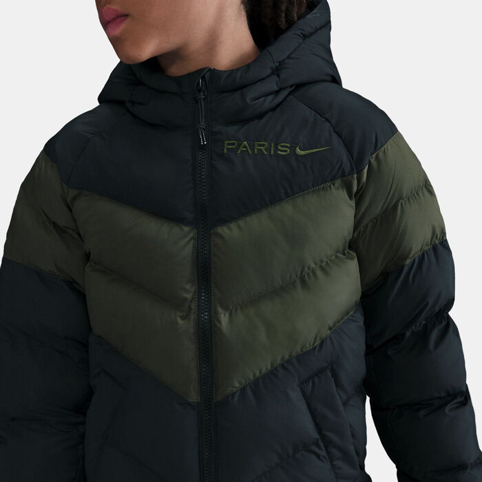Nike Kids' Paris Saint-Germain Hooded Jacket Black image number 3