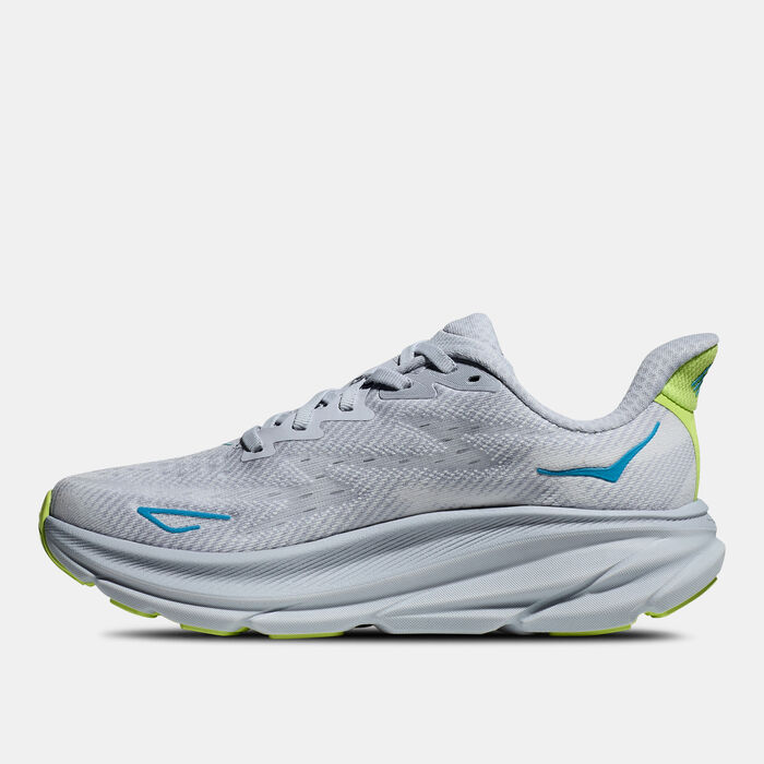 HOKA Women's Clifton 9 Running Shoes Grey image number 2