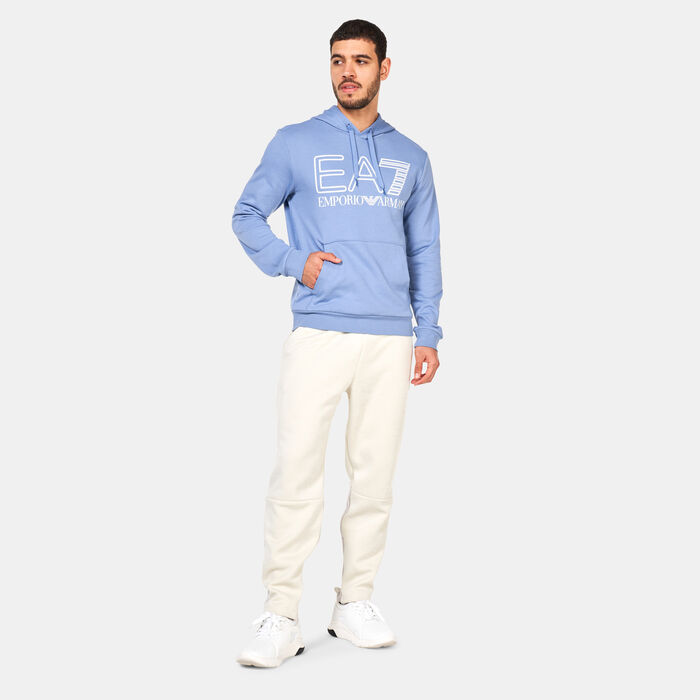 EA7 Emporio Armani Men's Logo Pack Hoodie Blue image number 2