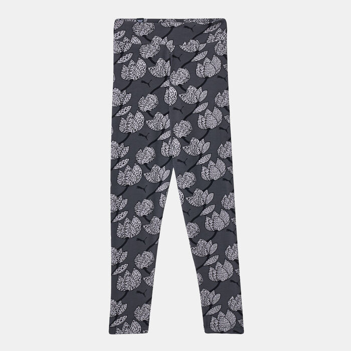 PUMA Kids' ESS+ Blossom Leggings Black image number 0
