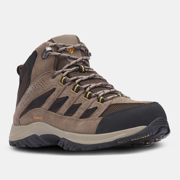Columbia Men's Crestwood II Mid Waterproof Hiking Shoes Brown image number 1