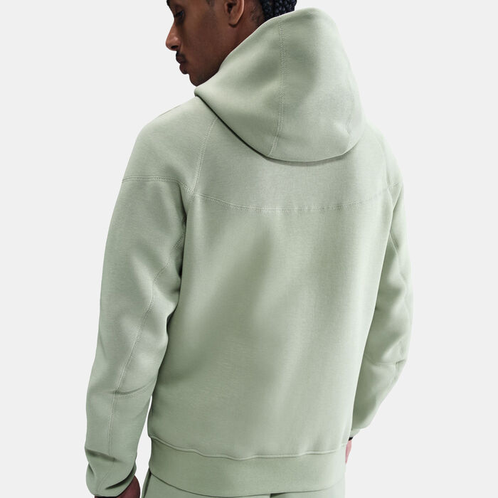 Nike Men's Chelsea Tech Windrunner Fleece Football Full-Zip Hoodie Green image number 5