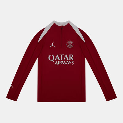 Jordan Kids' Paris Saint-Germain Strike 4th Drill Football Top Red