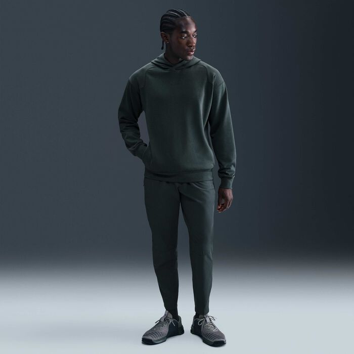 Nike Men's Pro Dri-FIT Training Hoodie Green image number 3