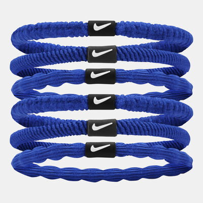 Nike Flex Hair Ties (6 Pieces) Blue