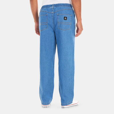 Converse Men's 5 Pocket Baggy Pant Denim Pants Blue