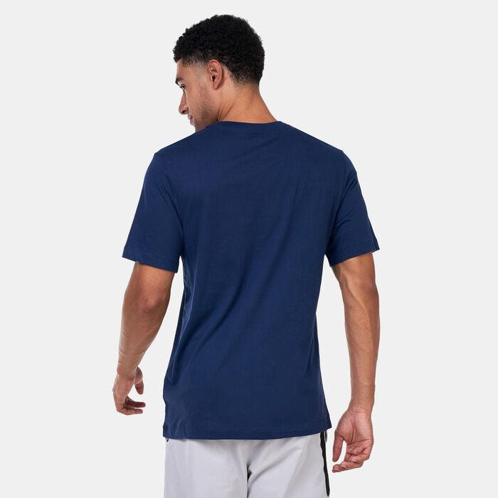 Nike Men's Sportswear Just Do It T-Shirt Blue image number 1