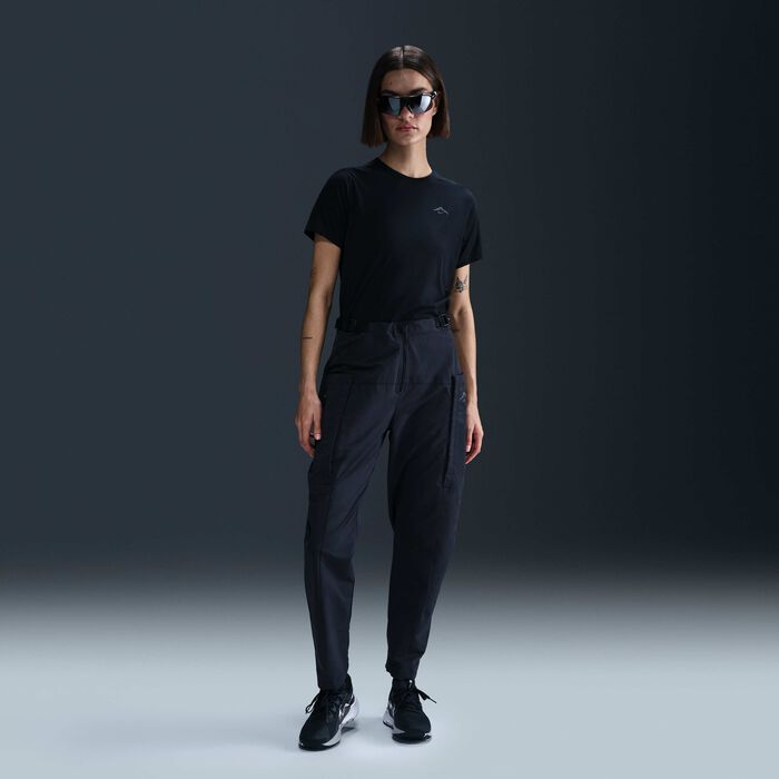 Nike Women's Trail Dri-FIT Running Top Black image number 3