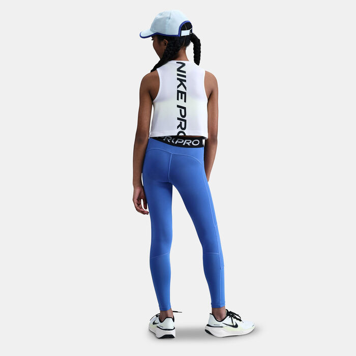 Nike Kids' Pro Dri-FIT Leggings Blue image number 0