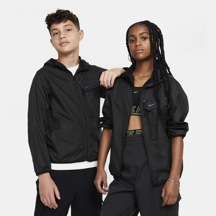 Nike Kids' Sportswear City Utility Jacket Black image number 0