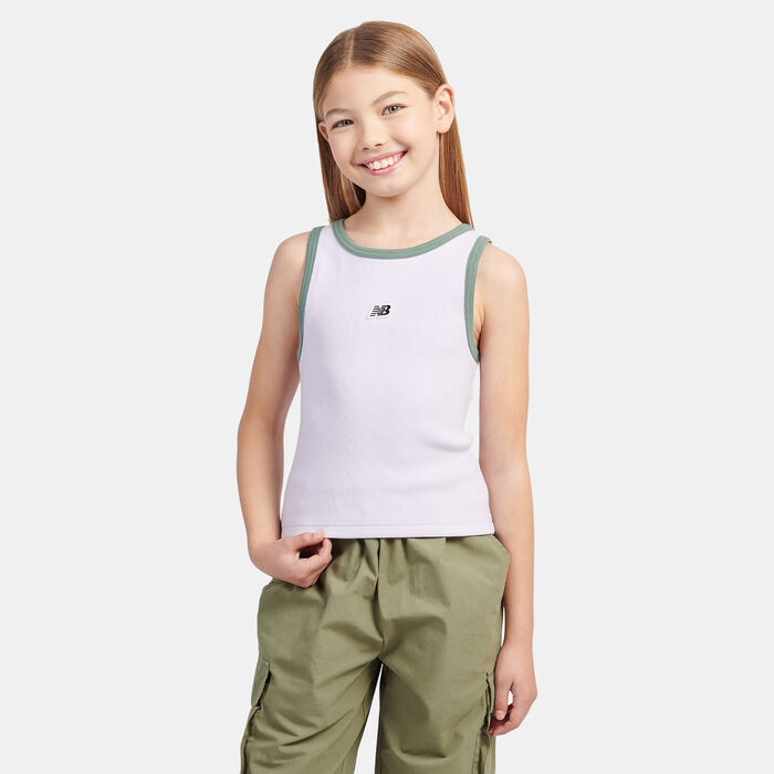 New Balance Kids' Premium Rib Tank Top Purple image number 0
