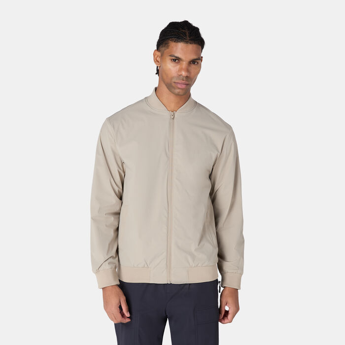 Sun and Sand Sports Men's Bomber Jacket Beige image number 0