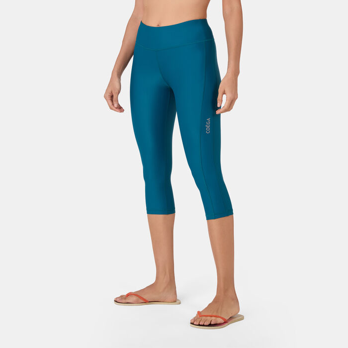 COEGA Women's 3/4 Swimming Leggings Green image number 0