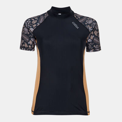 COEGA Women's Swimming Rashguard Black