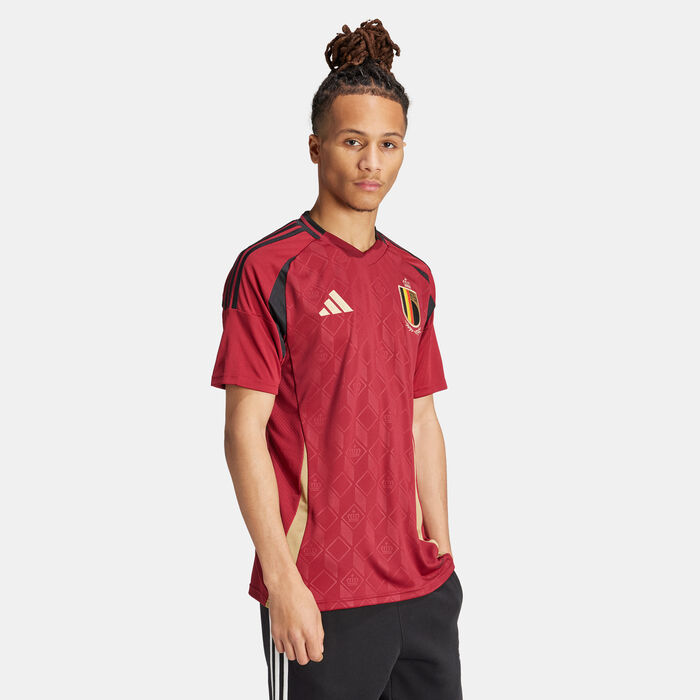 adidas Men's Belgium Replica Home Football Jersey - 2024 Multi image number 2