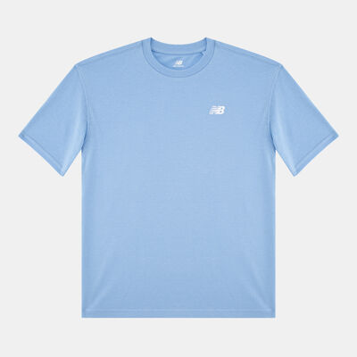 New Balance Kids' Jersey Small Logo T-Shirt Blue