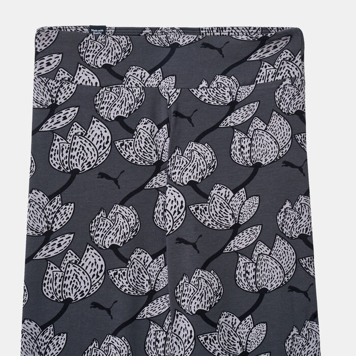 PUMA Kids' ESS+ Blossom Leggings Black image number 2
