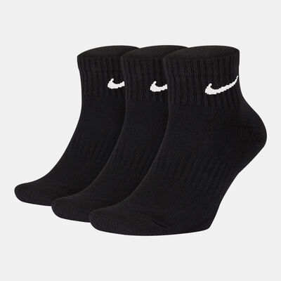 Nike Everyday Cushion Ankle Socks (3 Pairs) Black