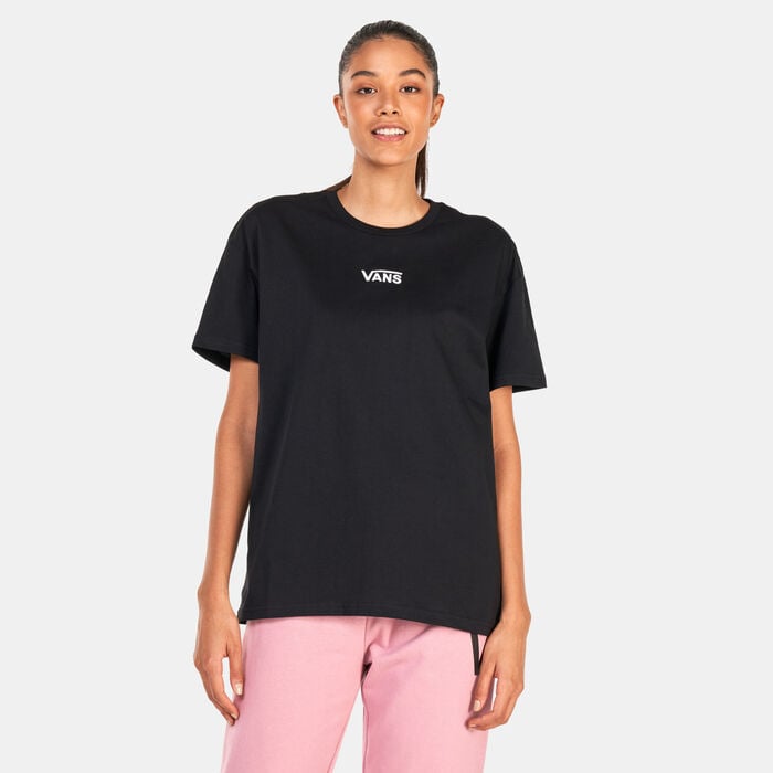Vans Women's Flying V Oversized T-Shirt Black image number 0