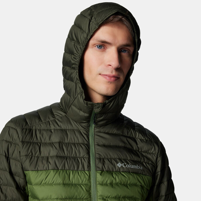 Columbia Men's Silver Falls II Hooded Jacket Green image number 4