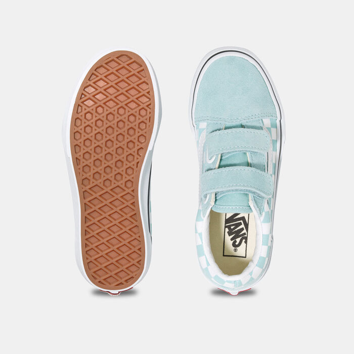 Vans Kids’ Color Theory Old Skool V Shoes Blue image number 3