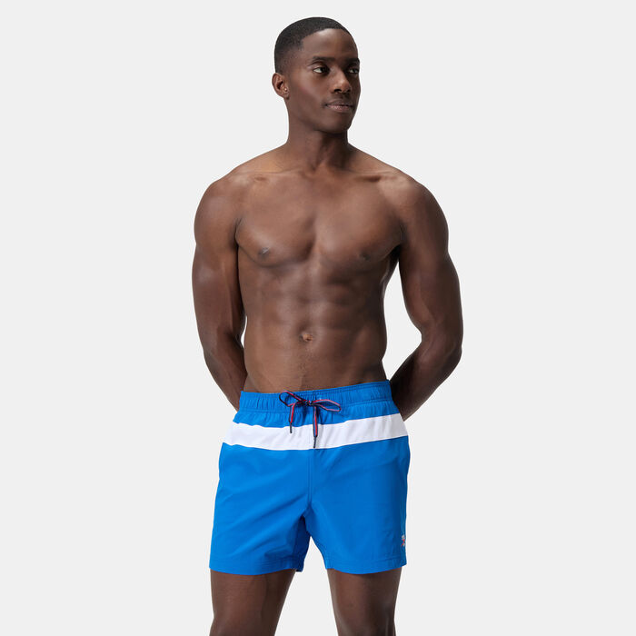 Speedo Men's Colourblock Volley Swimming Shorts Blue image number 0