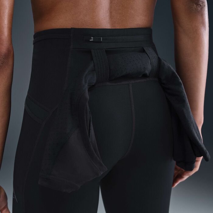 Nike Women's Trail Dri-FIT 7/8 Running Leggings Black image number 5